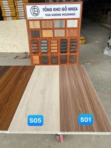 sàn nhựa phong cách tối giản