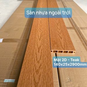 Sàn nhựa ngoài trời 2D sang trọng